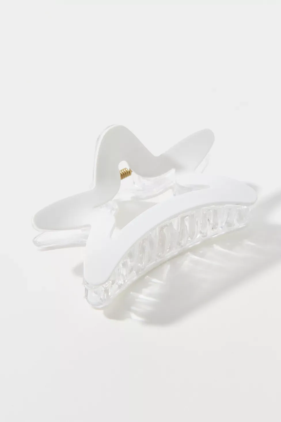 Star Resin Claw Clip - White