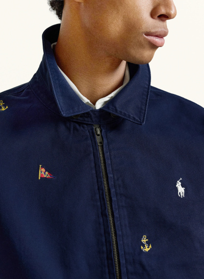 POLO RALPH LAUREN Blouson – DUNKELBLAU / ROT / GELB