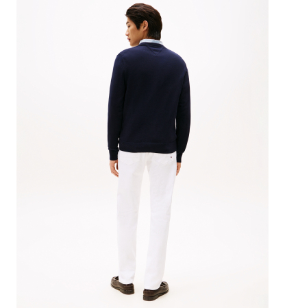Tommy Hilfiger Men's Essential Cotton Crewneck Sweater - Desert Sky