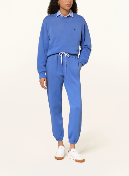 POLO RALPH LAUREN Sweatpants – BLAU / WEISS