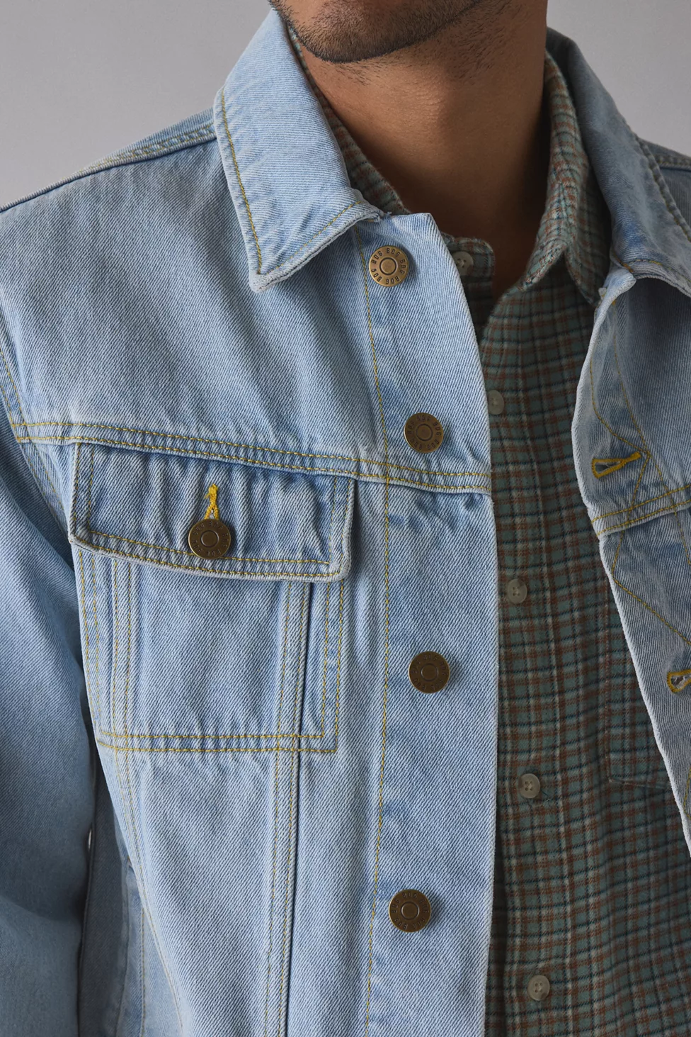 BDG Classic Denim Trucker Jacket - Light Blue