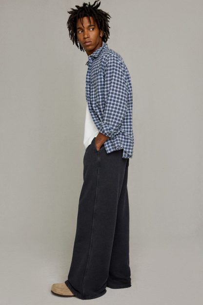 Standard Cloth Flare Sweatpants - Washed Black