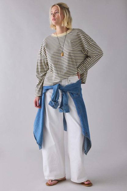 BDG Jaya Baggy Boyfriend Jeans - Off White