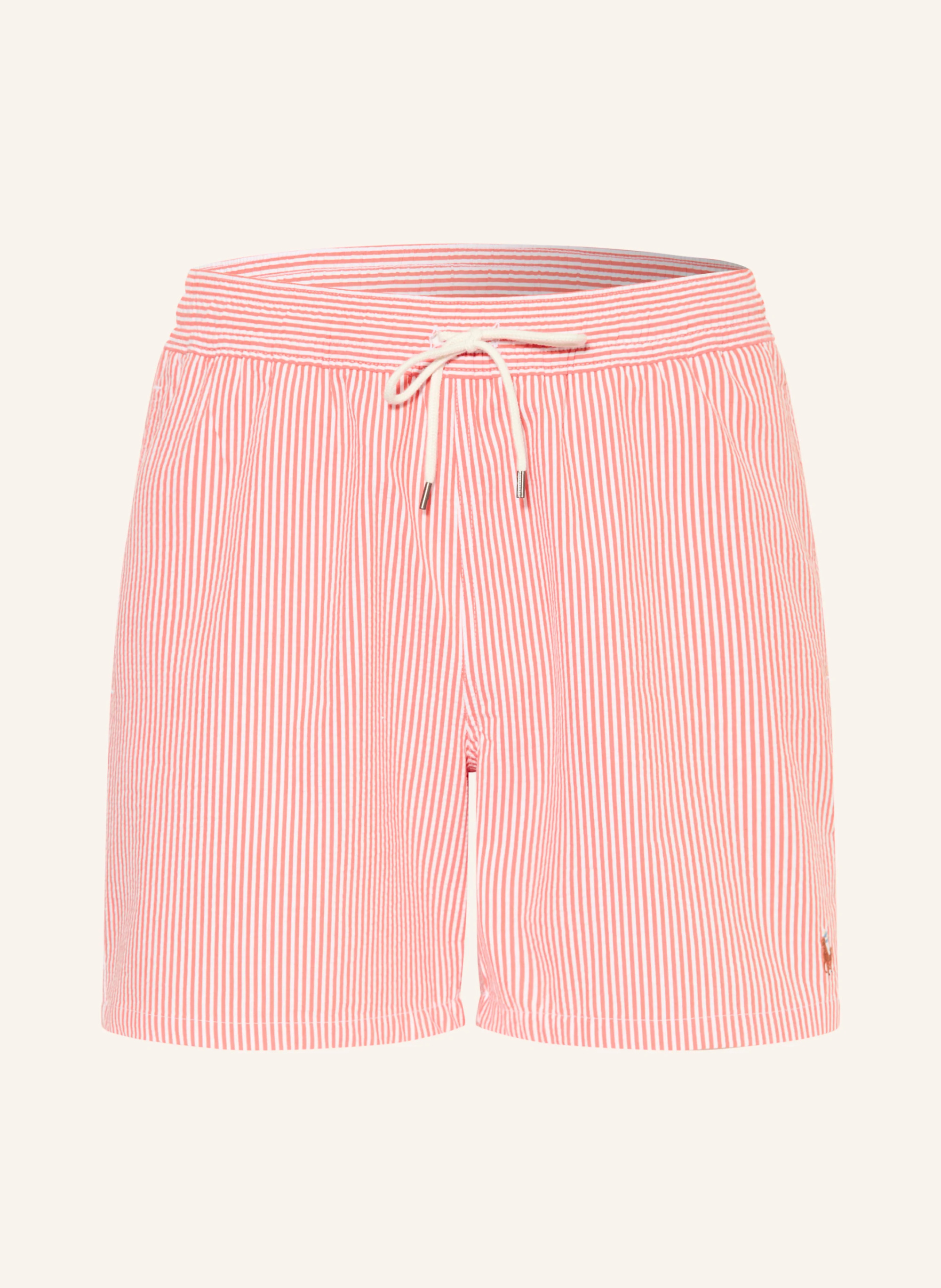 POLO RALPH LAUREN Badeshorts – PINK / WEISS
