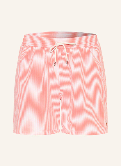 POLO RALPH LAUREN Badeshorts – PINK / WEISS