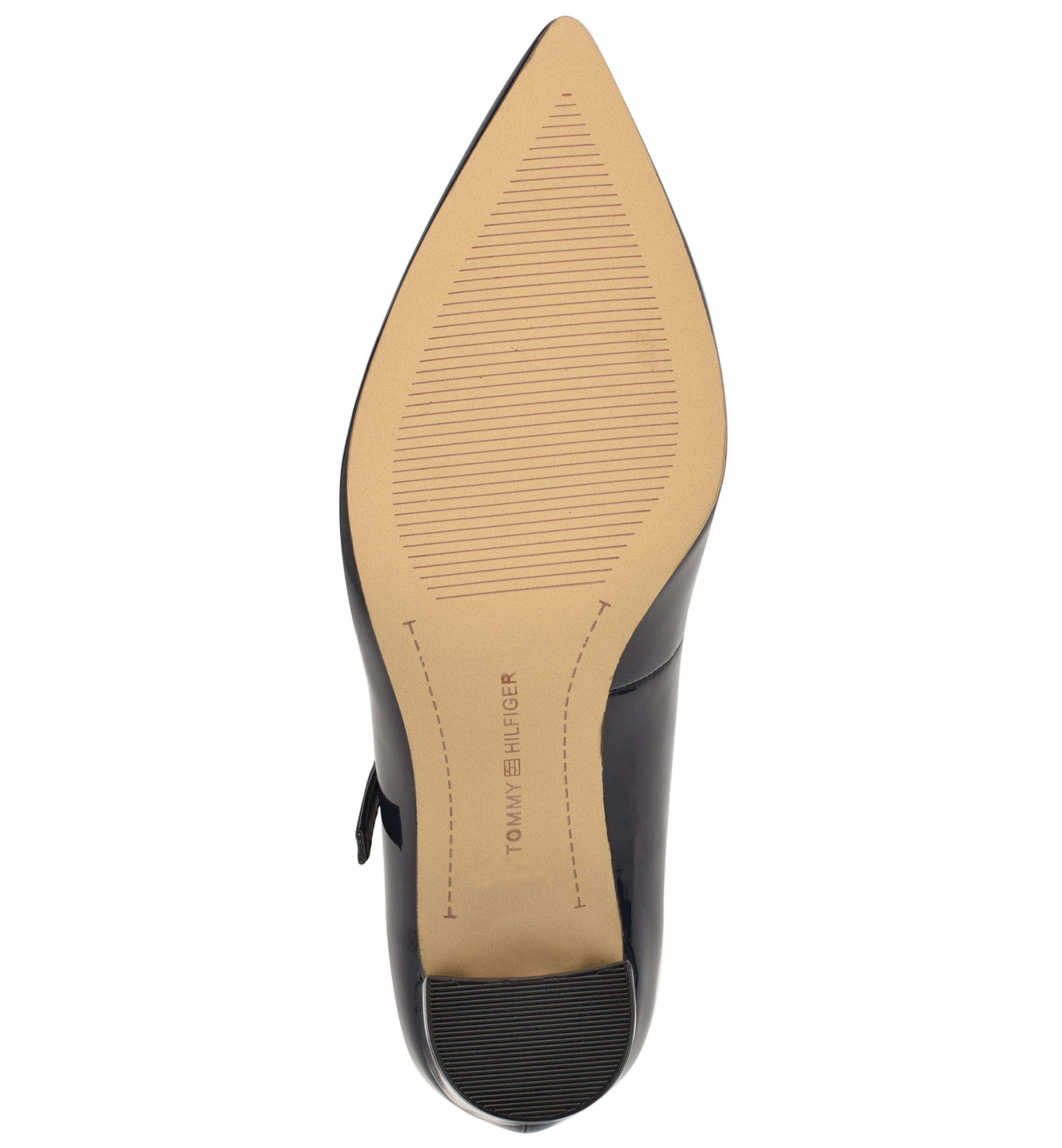 Tommy Hilfiger Women's Aveniz Mary Jane Block Heel Pump - Dark Blue