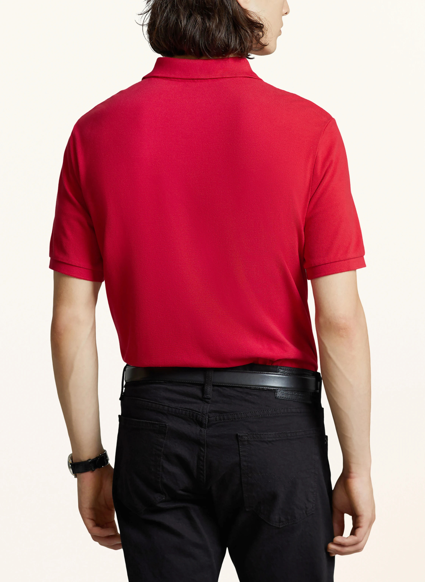POLO RALPH LAUREN Piqué-Poloshirt Slim Fit – ROT