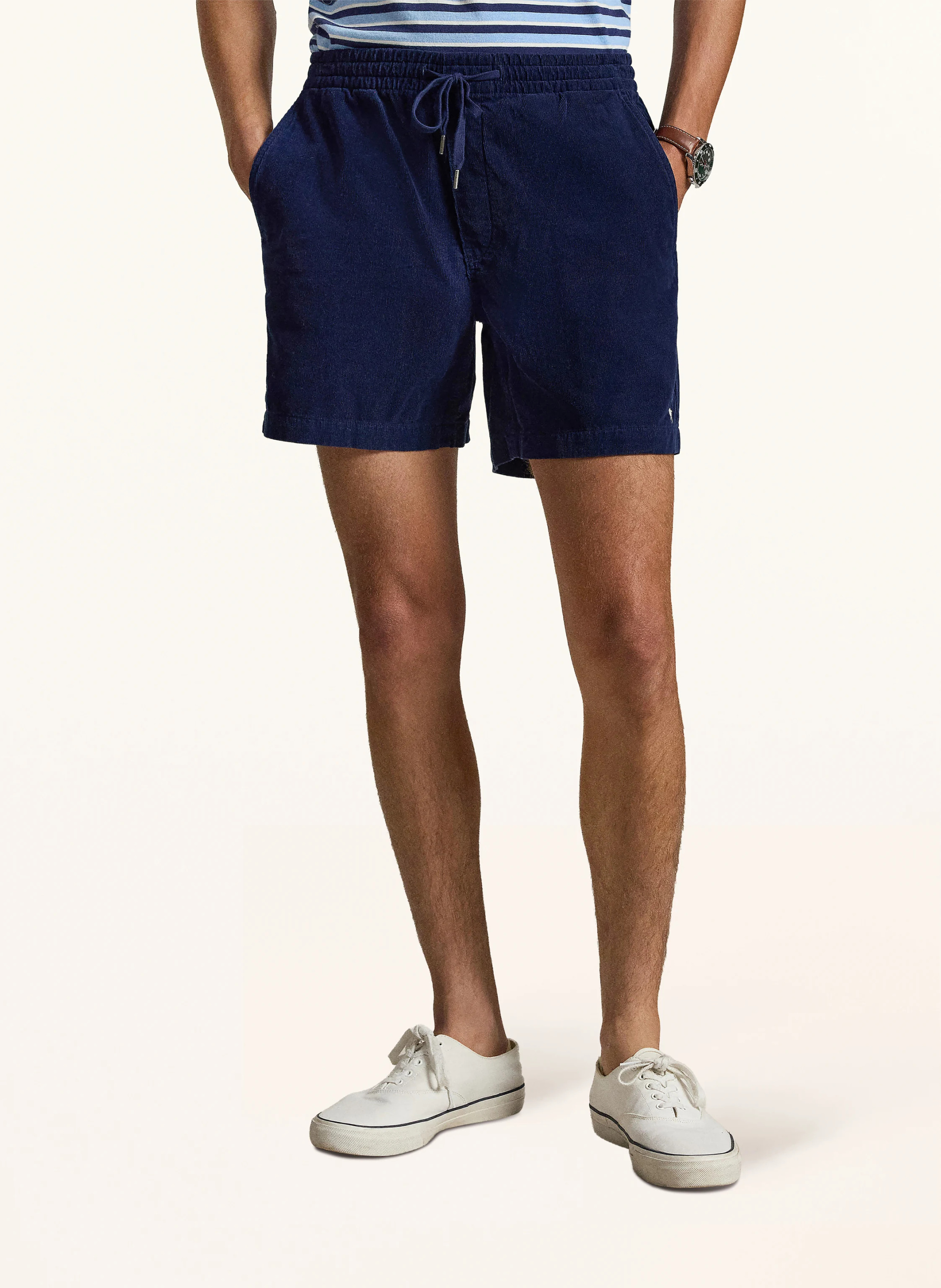 POLO RALPH LAUREN Cordshorts – DUNKELBLAU