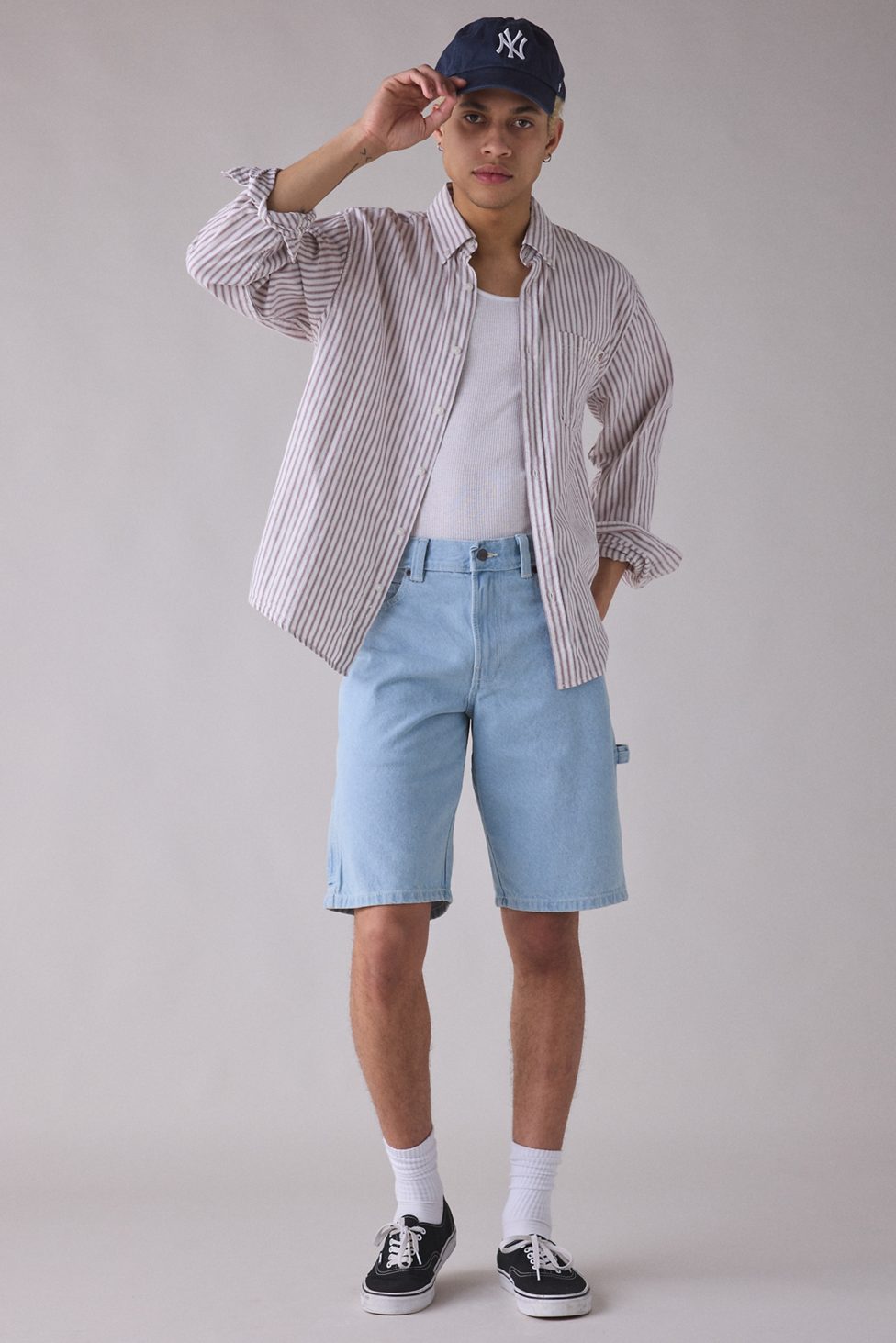 Dickies 993 11" Carpenter Jorts - Vintage Aged Blue