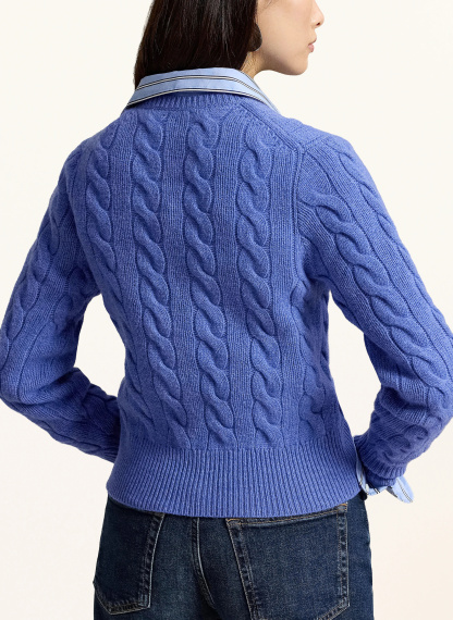 POLO RALPH LAUREN Strickjacke – BLAU