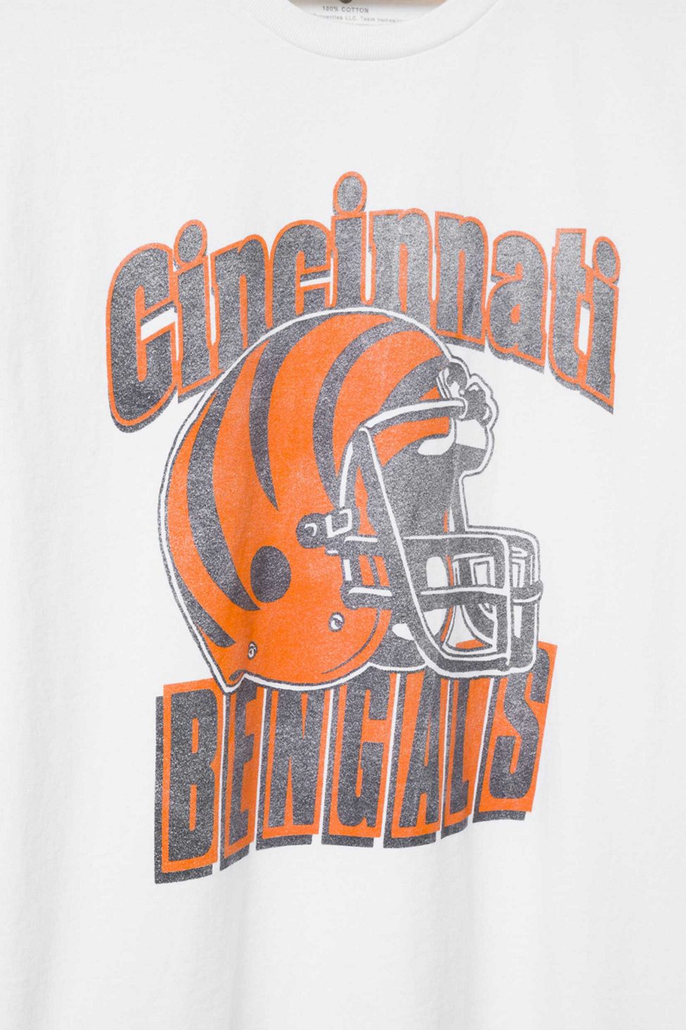 Junk Food NFL Throwback Helmet Flea Market Tee - Cincinnati Bengals