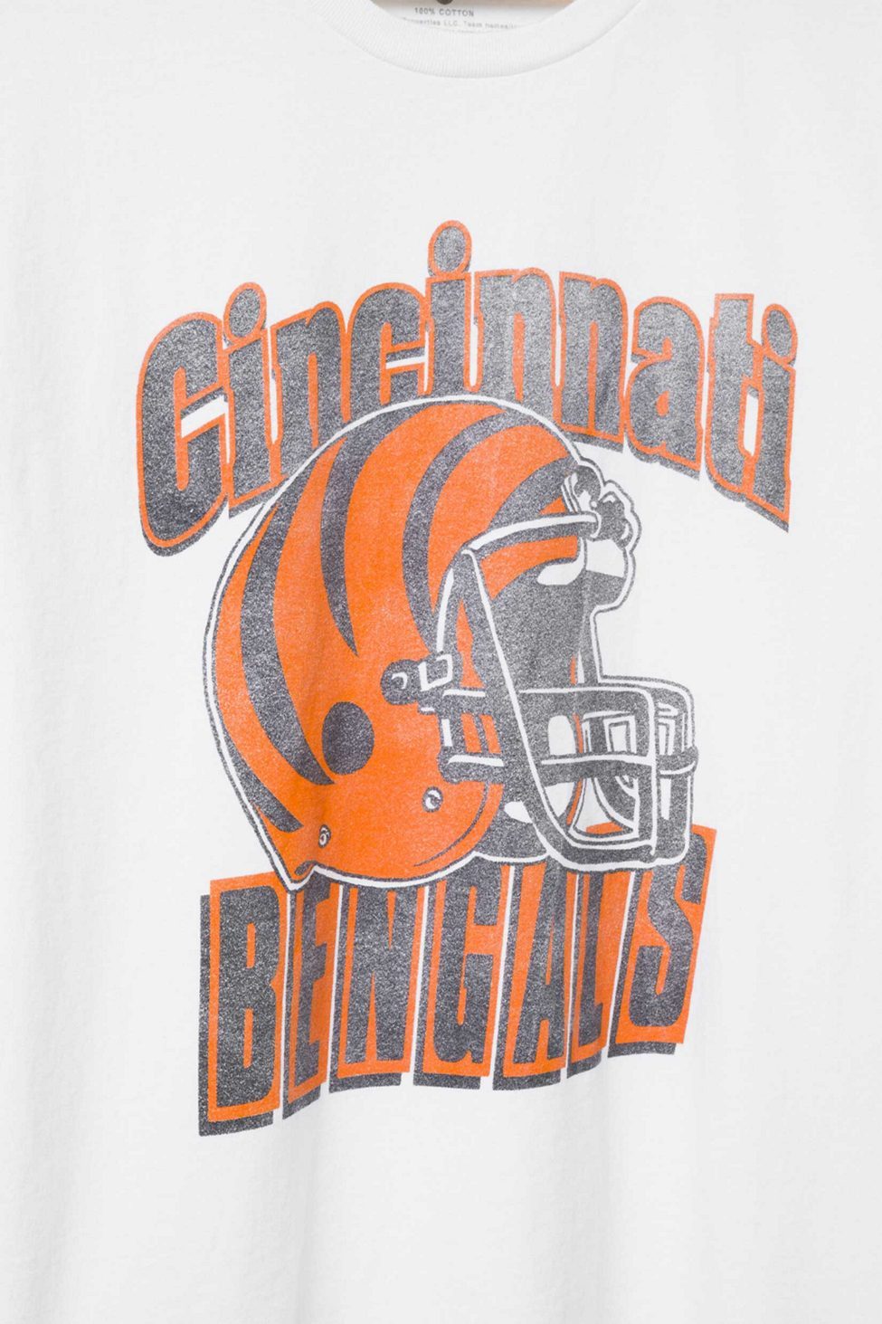 Junk Food NFL Throwback Helmet Flea Market Tee - Cincinnati Bengals