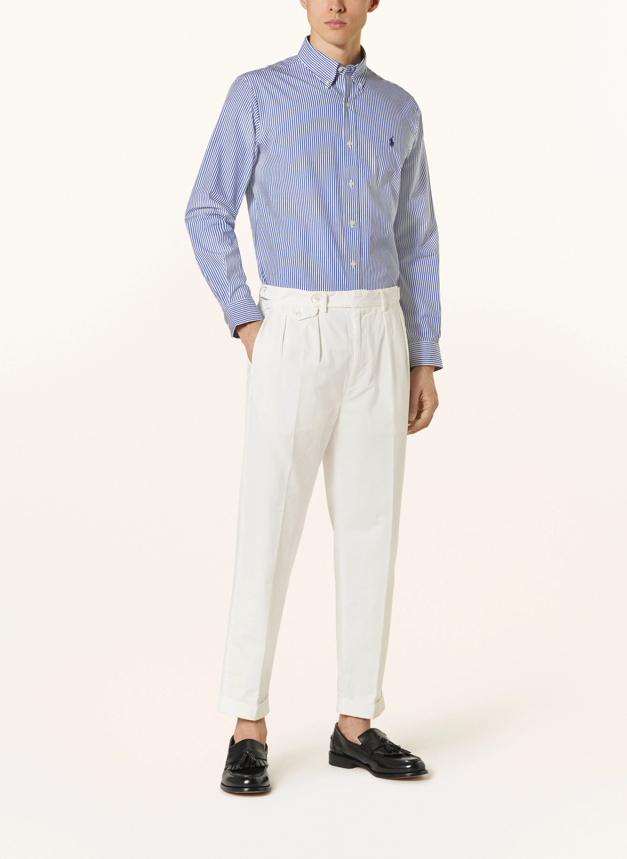 POLO RALPH LAUREN Hemd Custom Fit – BLAU / WEISS (2)