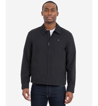 Tommy Hilfiger Men's Wind Resistant Golf Jacket - Black