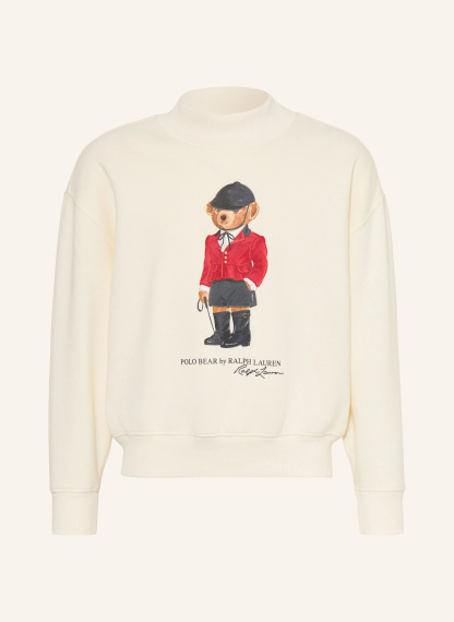 POLO RALPH LAUREN Sweatshirt – CREME / ROT / SCHWARZ