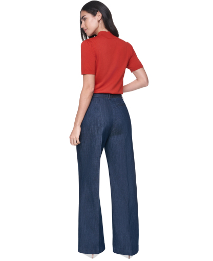 Tommy Hilfiger Women's Short-Sleeve Mock-Neck Puff-Sleeve Sweater - Paprika