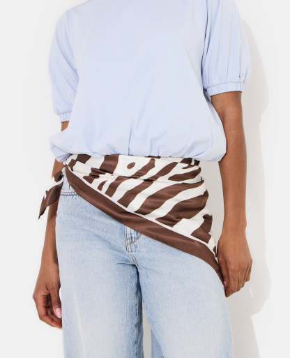 Foulard Soleil en satin