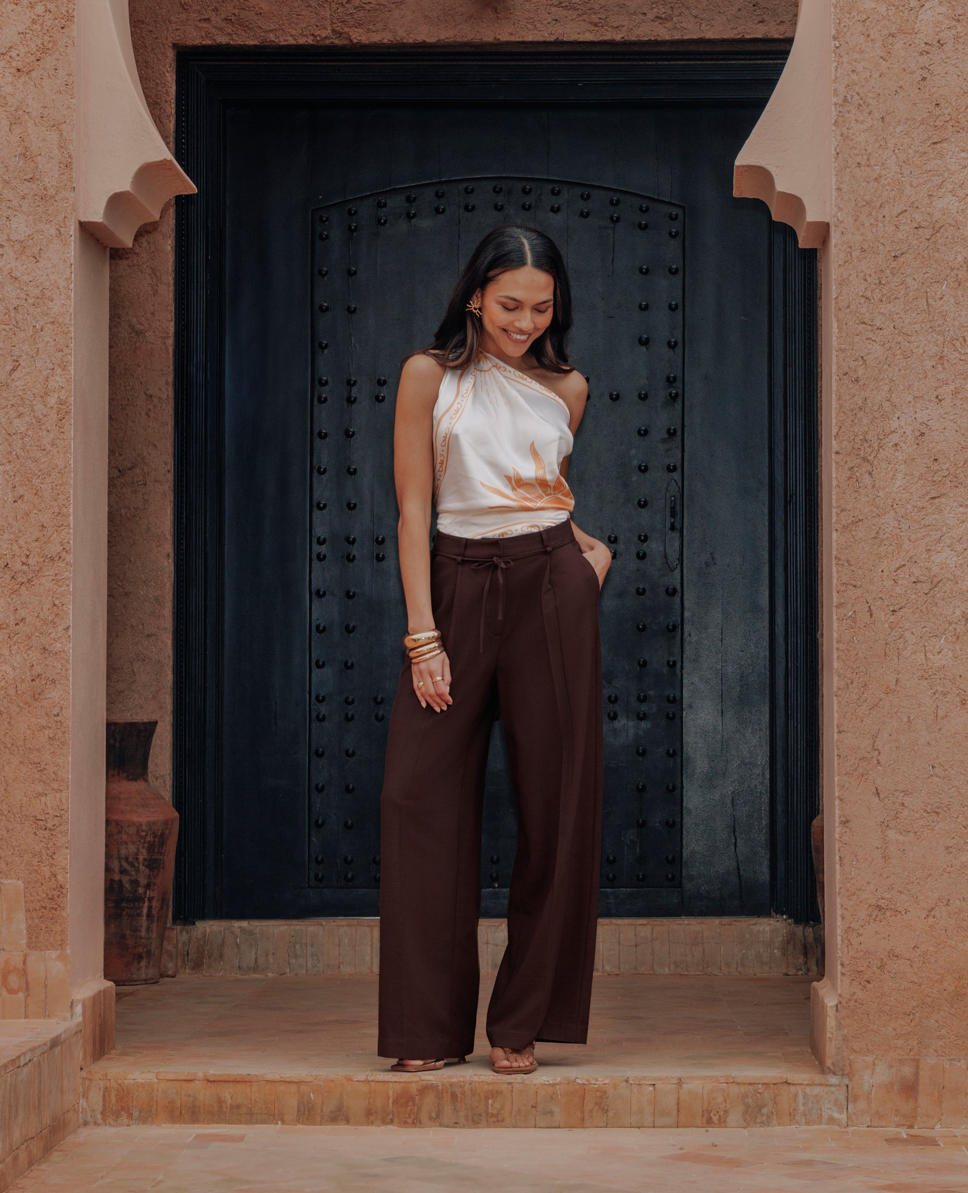 Foulard Soleil en satin