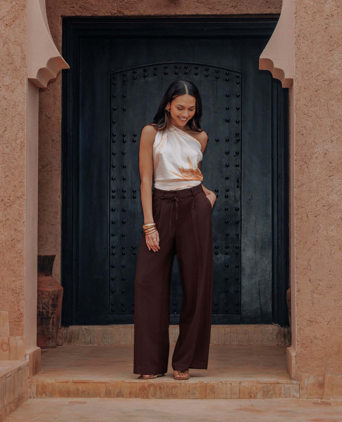 Foulard Soleil en satin