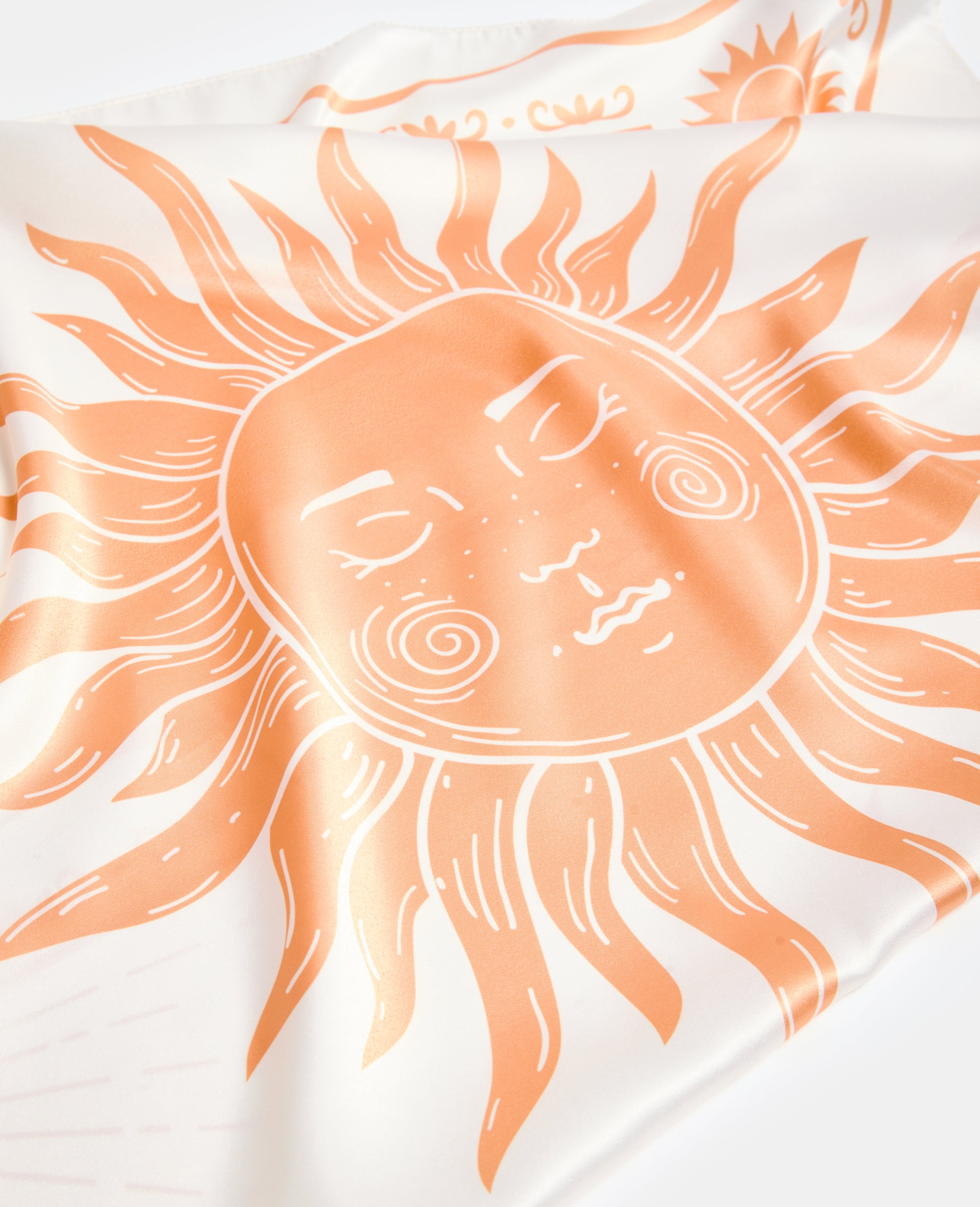 Foulard Soleil en satin
