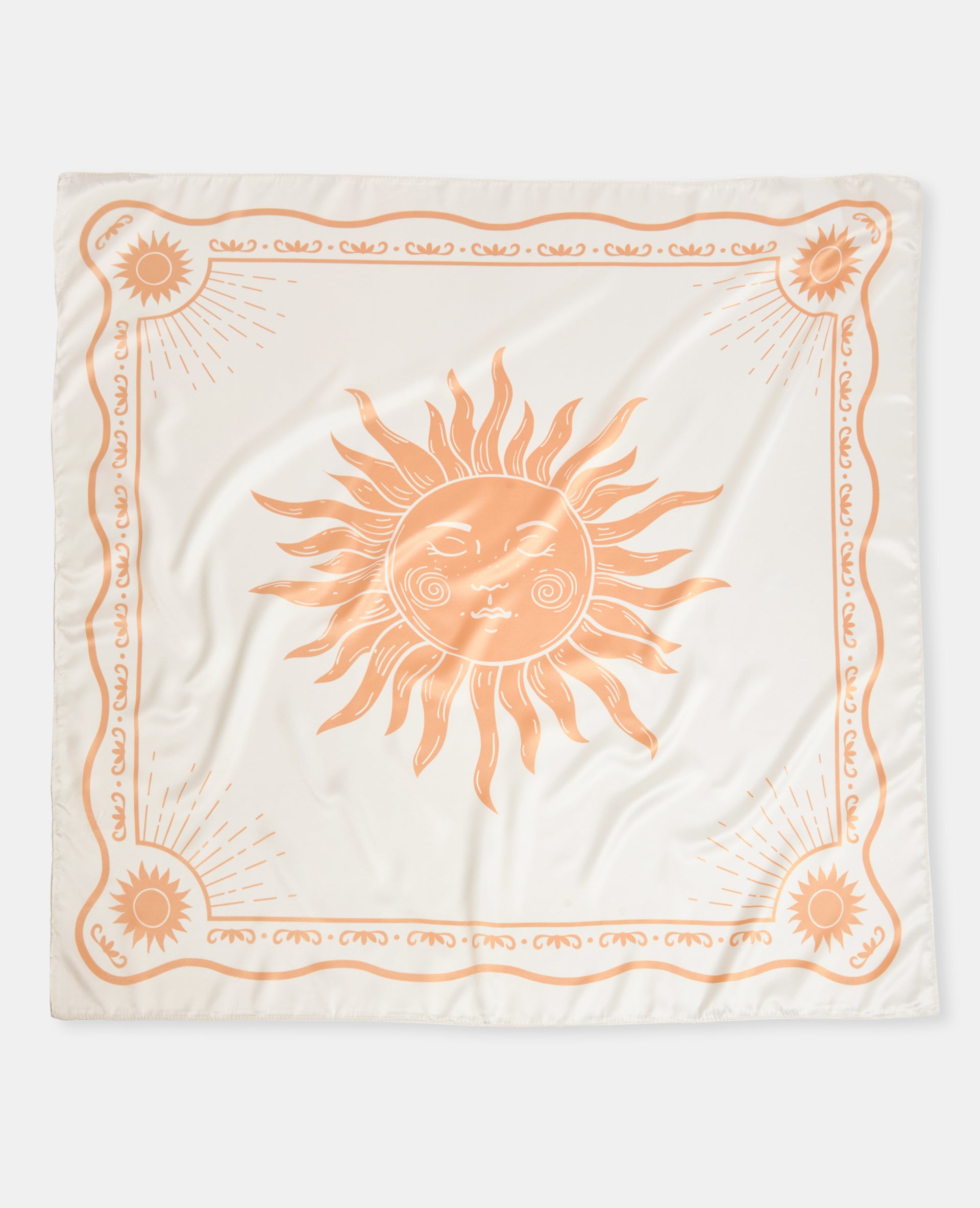 Foulard Soleil en satin