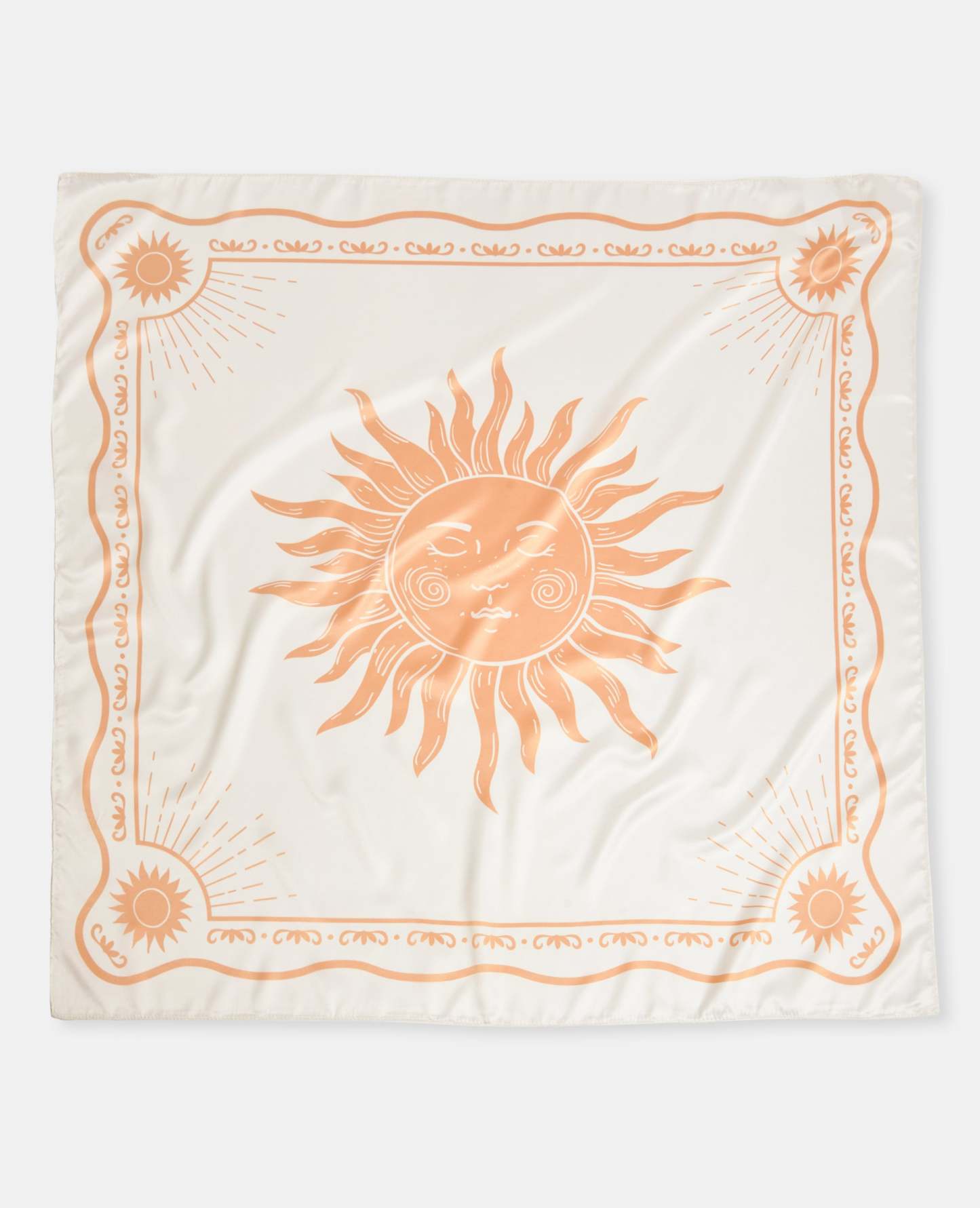 Foulard Soleil en satin