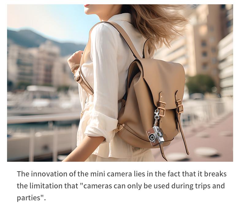 Mini Digital Camera with 1.47 in LCD Screen 1080P Feel of Old 90s Photographs, Keychain Size, Birthday Gifts,Christmas Gifts