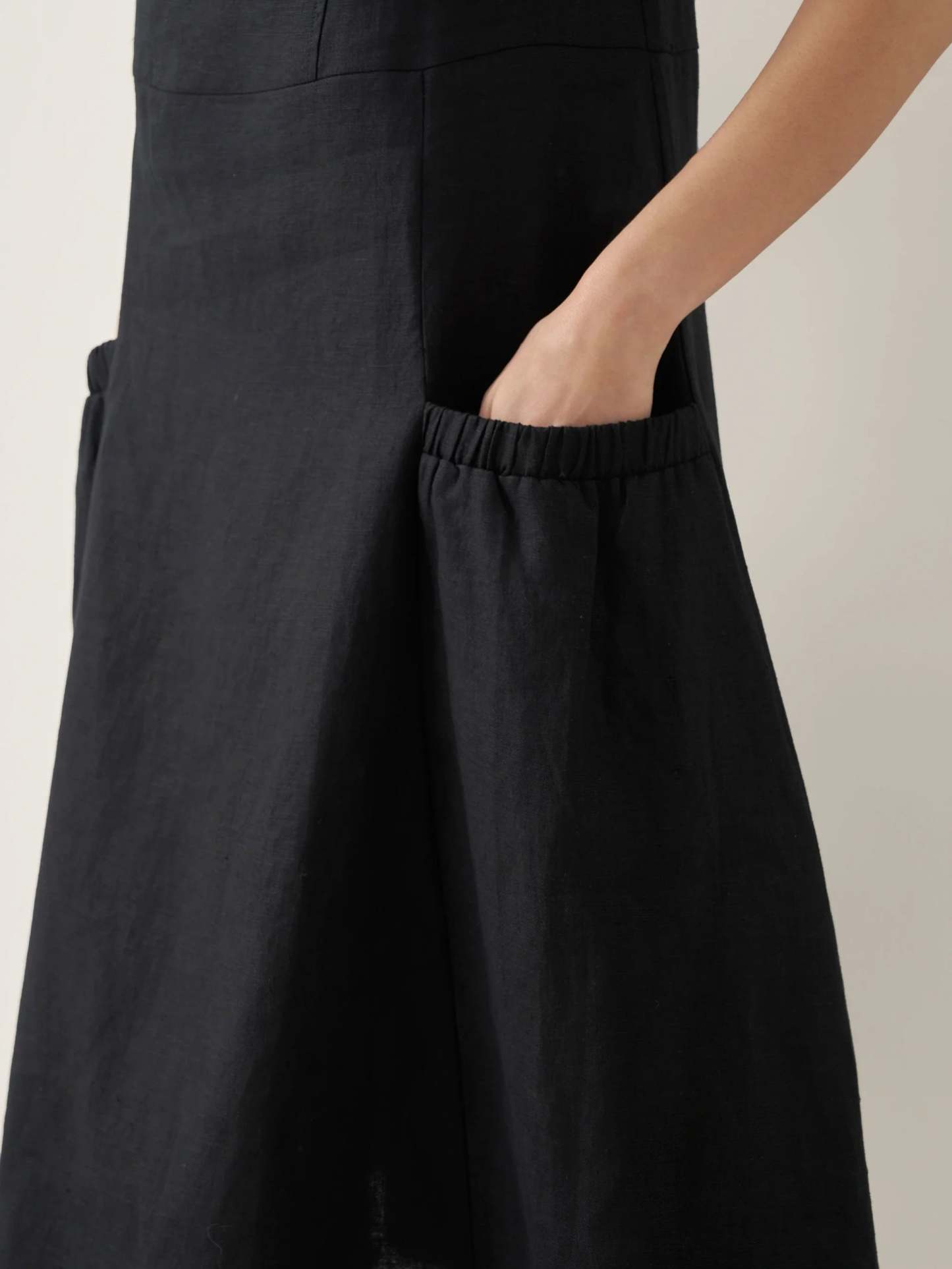 100% Linen Swing Beach Tank Dress