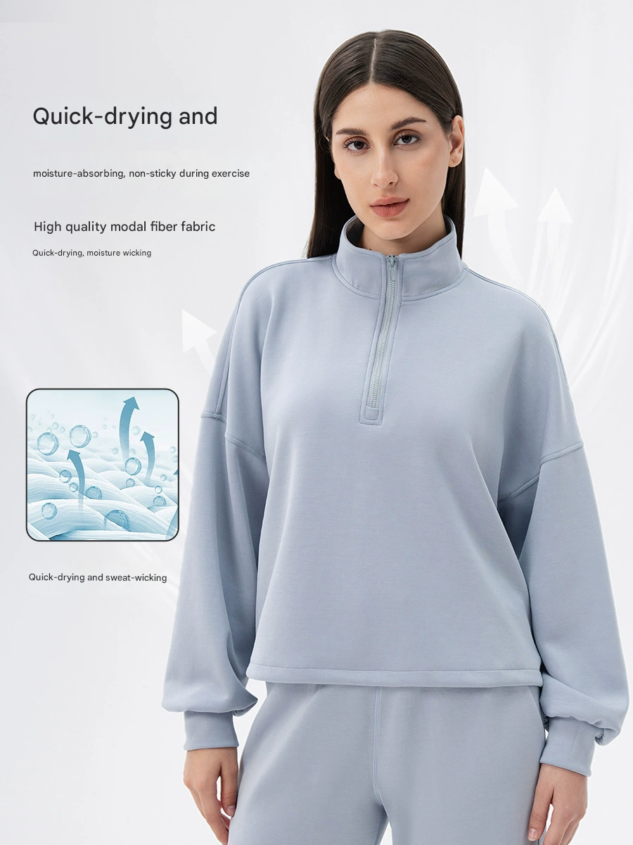 2025 Hot Sale Luxury Soft Modal and Zipup Sweatsuits