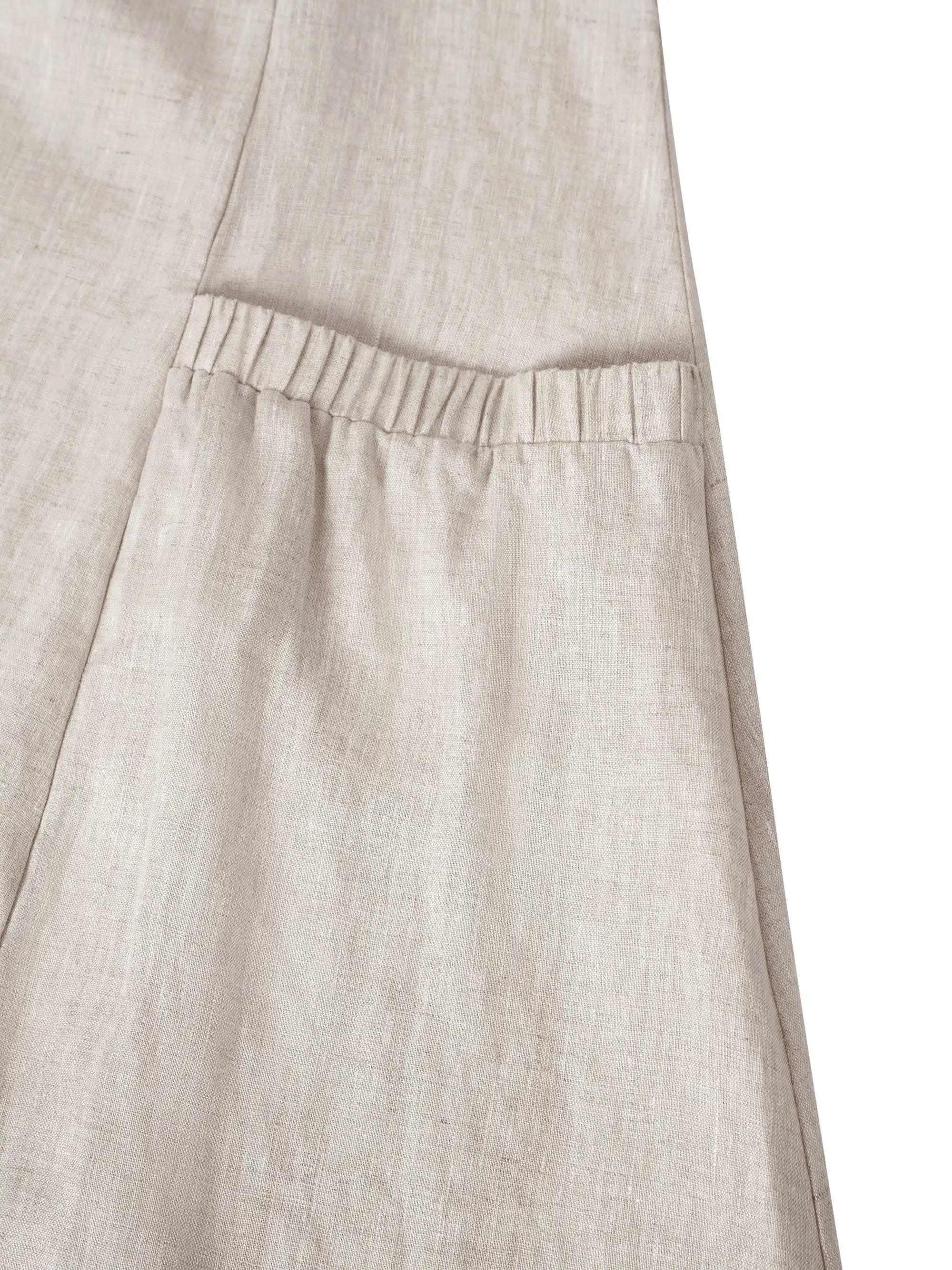 100% Linen Swing Beach Tank Dress