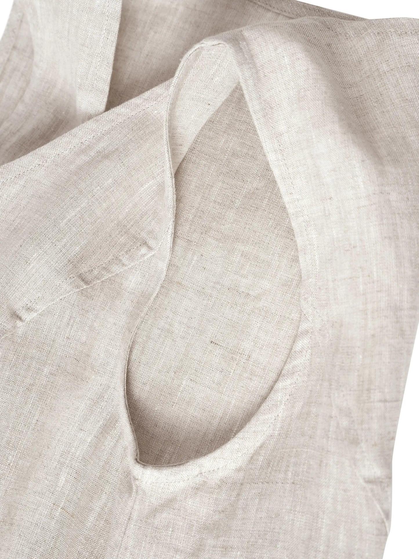 100% Linen Swing Beach Tank Dress