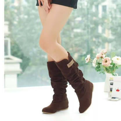 ✨FASHIONABLE WOMEN'S ANKLE BOOTS MADE OF FAUX SUEDE👢