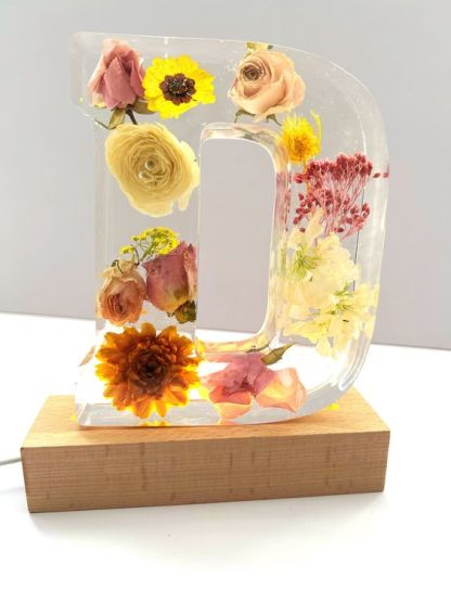 🌸 Flowers Resin Night Light