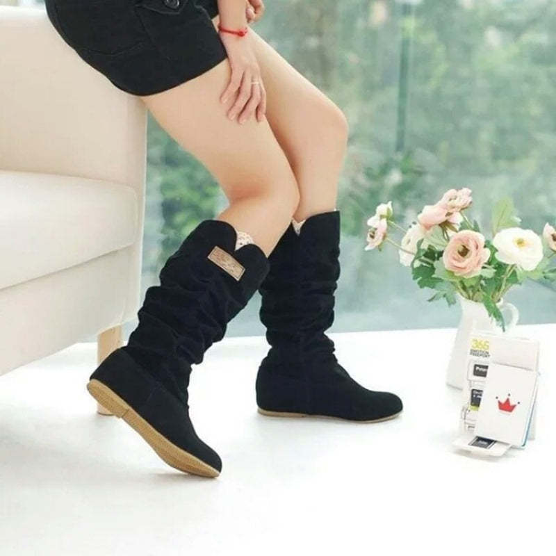 ✨FASHIONABLE WOMEN'S ANKLE BOOTS MADE OF FAUX SUEDE👢