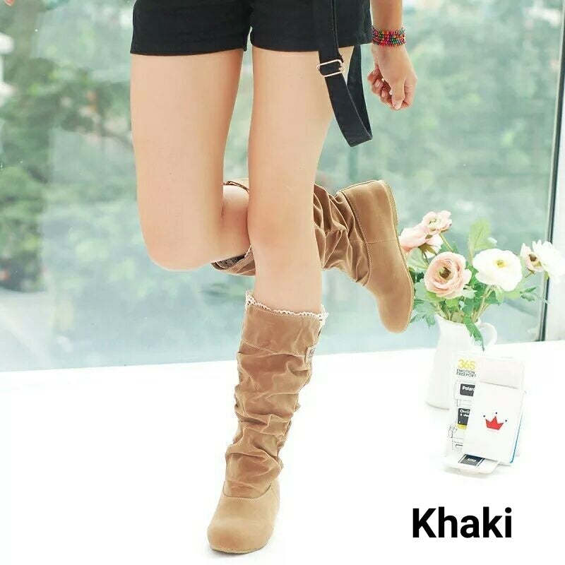 ✨FASHIONABLE WOMEN'S ANKLE BOOTS MADE OF FAUX SUEDE👢