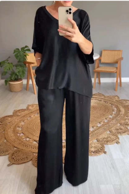 VIRGINIA™ | Elegant Satin Jumpsuit