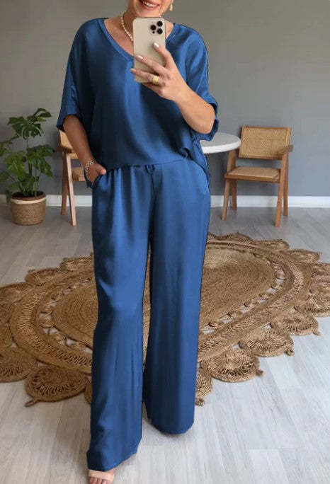 VIRGINIA™ | Elegant Satin Jumpsuit