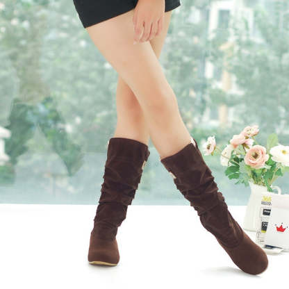 ✨FASHIONABLE WOMEN'S ANKLE BOOTS MADE OF FAUX SUEDE👢