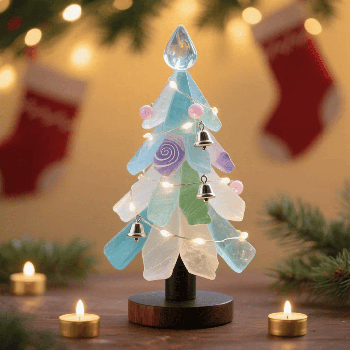 🌊Sea Glass Christmas tree