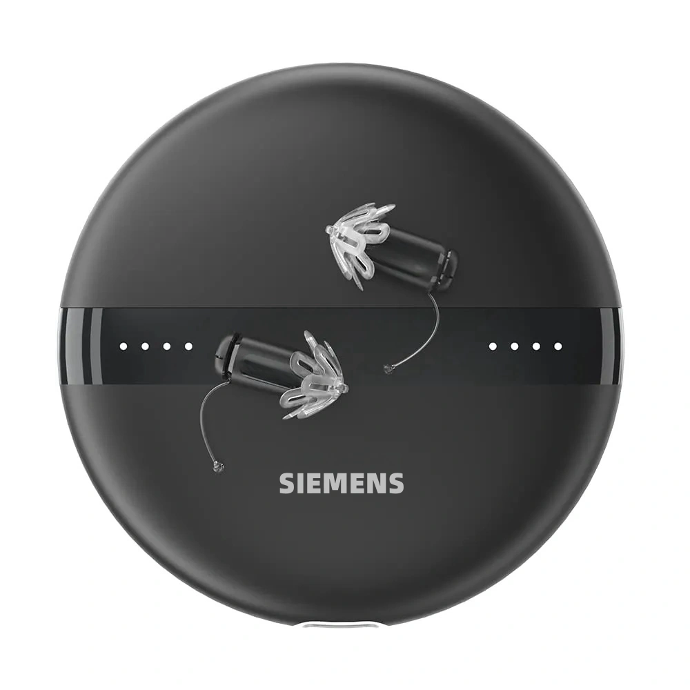 Ακουστικά βαρηκοΐας Siemens OTC - Virtually Invisible CIC, Επαναφορτιζόμενα, Προσαρμόσιμα, Εγκεκριμένα από την FDA.