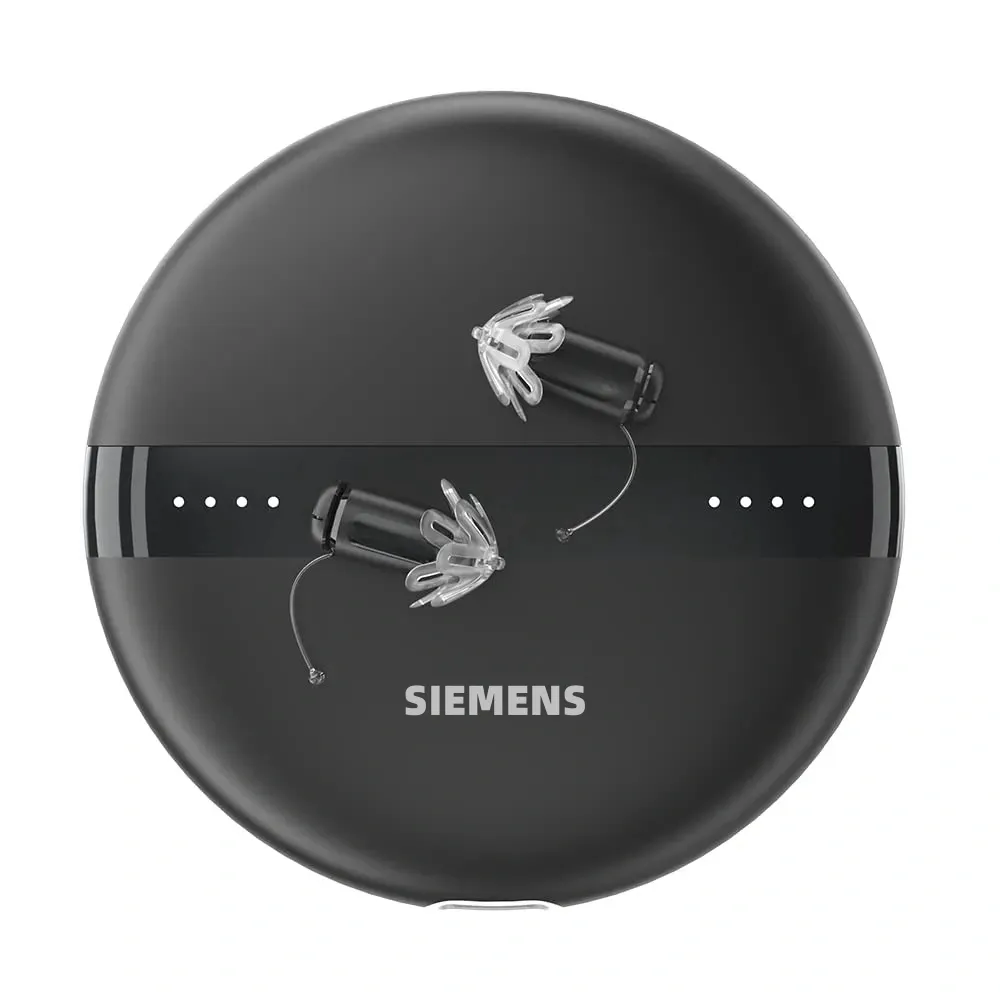 Ακουστικά βαρηκοΐας Siemens OTC - Virtually Invisible CIC, Επαναφορτιζόμενα, Προσαρμόσιμα, Εγκεκριμένα από την FDA.