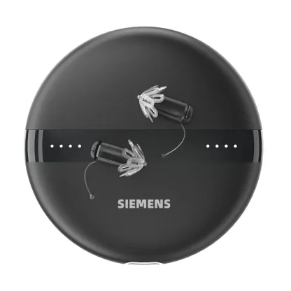 Ακουστικά βαρηκοΐας Siemens OTC - Virtually Invisible CIC, Επαναφορτιζόμενα, Προσαρμόσιμα, Εγκεκριμένα από την FDA.