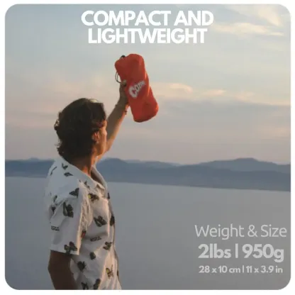 🔥Colchão Insuflável COZIYA com Bomba de Pé – Para Praia, Camping e Água | 50% Desconto por Tempo Limitado!