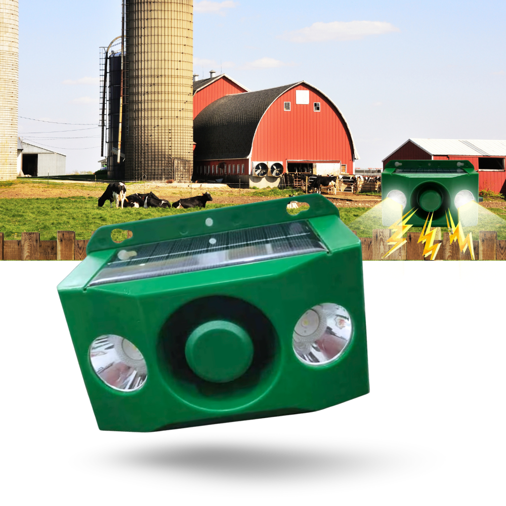 Animal repellent | Ultrasonic animal repeller | Beast repellent - Ozerty Solar Motion-Activated Animal Repellent - Ozerty