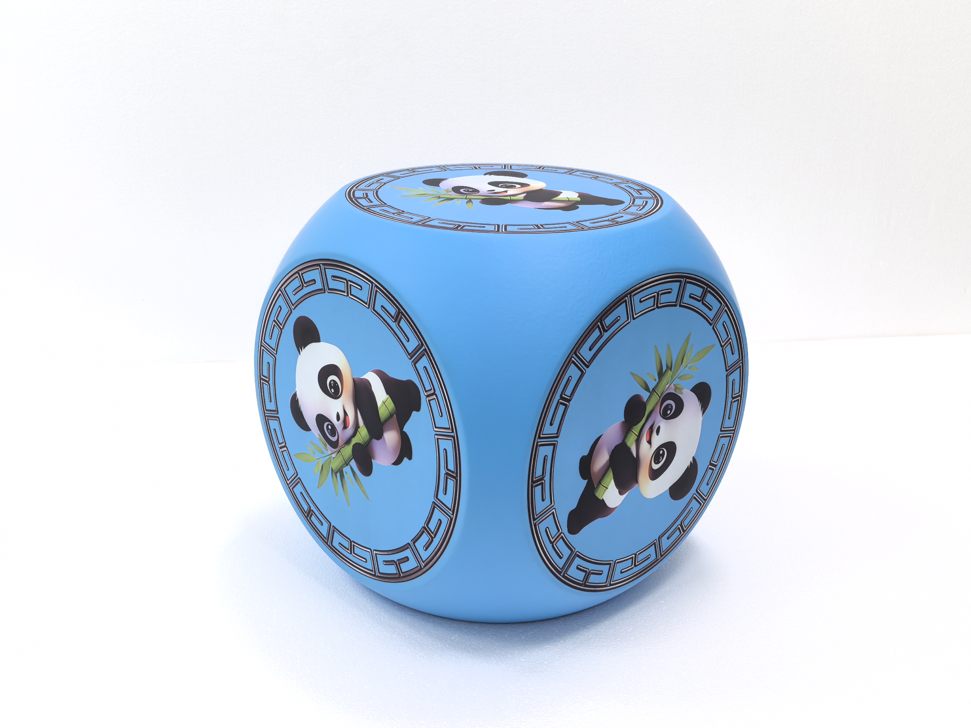 Print On Demand Liquid Leather Ottoman-ModernLeo Ottoman