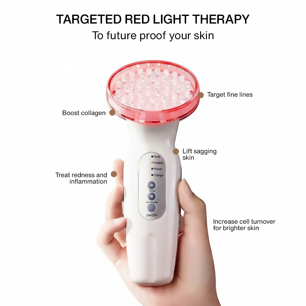 Nutrofuels™ Red LED Anti-Aging Therapy for Firmer, Smoother Skin at Home