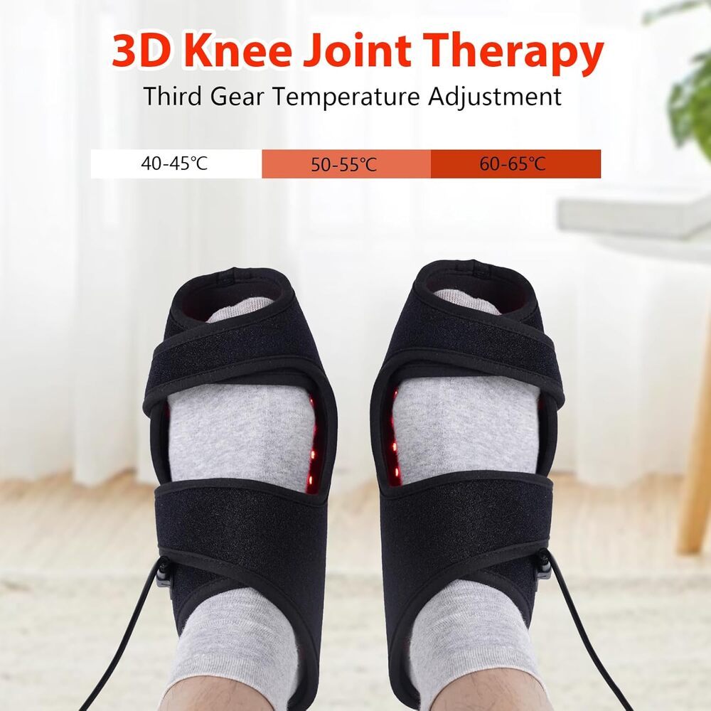 Dual-Wavelengths Red Light Therapy Shoes Foot Heating Muscle Pain Relief