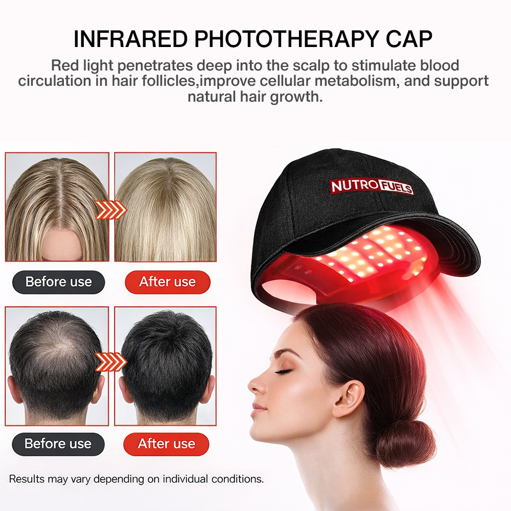 Nutrofuels™ FDA-Cleared Laser Cap for Hair Regrowth