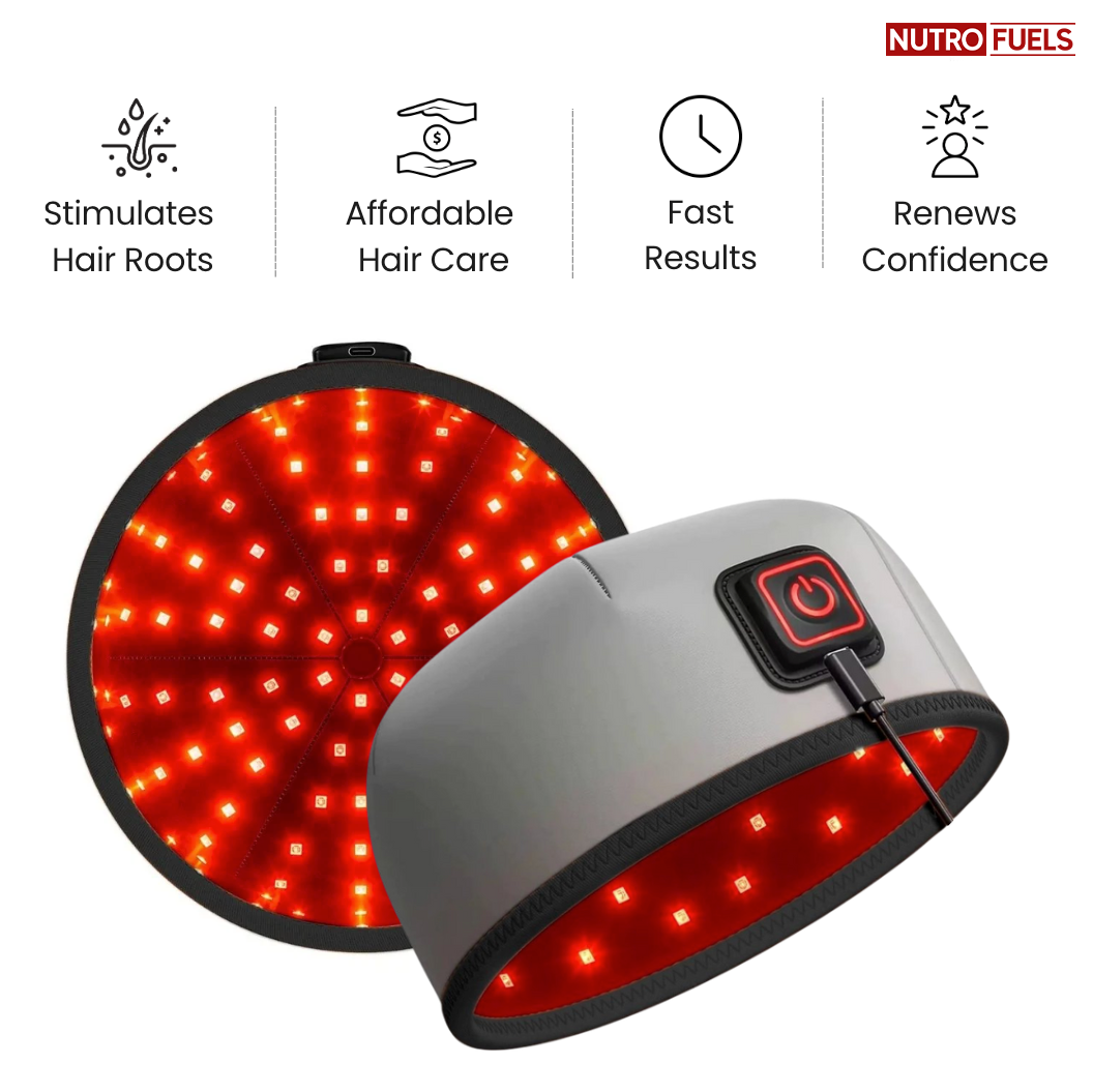 Nutrofuels™ Red Light Therapy Hat – Regrow Thicker, Fuller Hair at Home