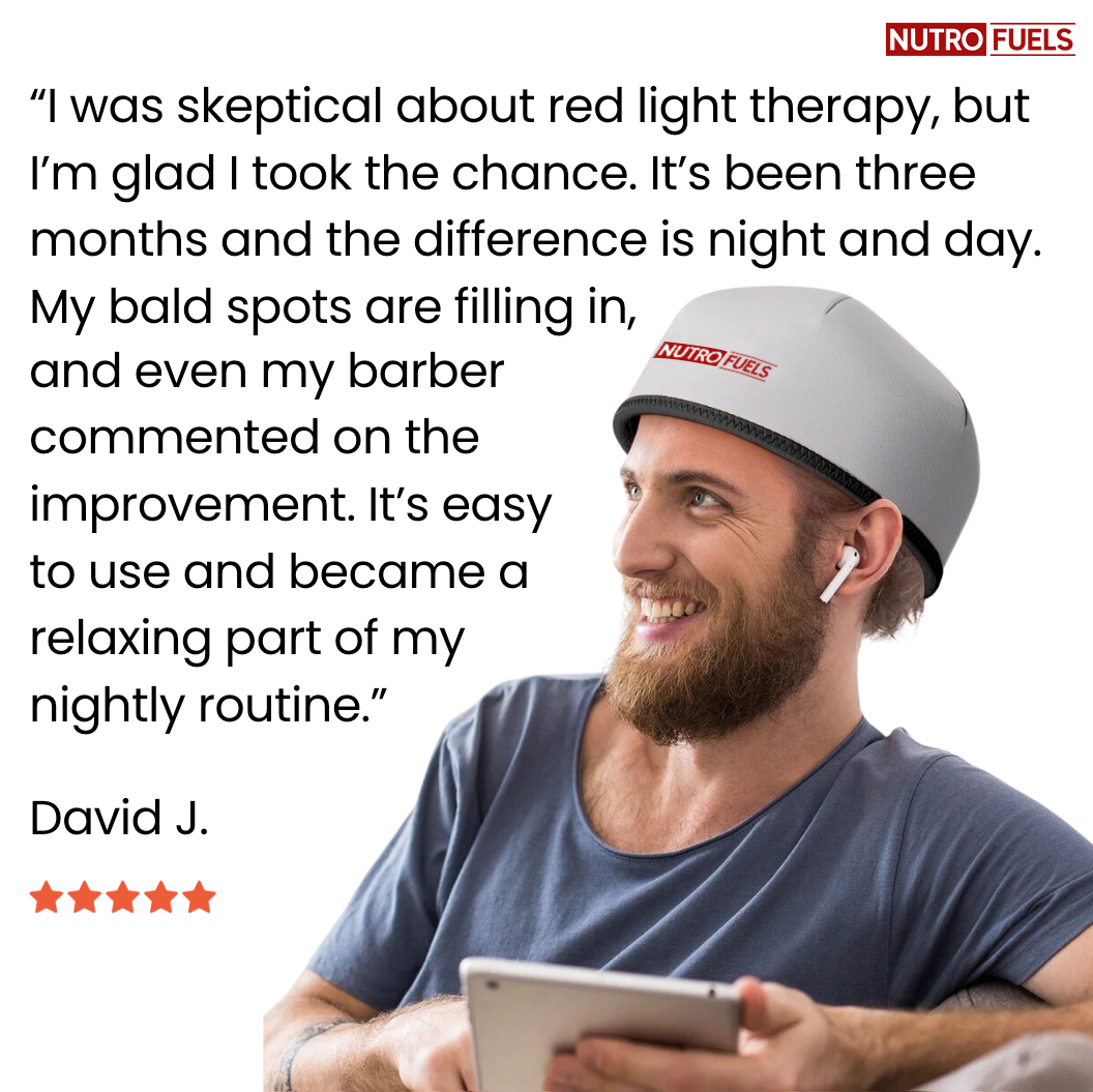 Nutrofuels™ Red Light Therapy Hat – Regrow Thicker, Fuller Hair at Home